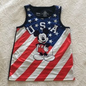 Disney jumping beans Mickey Mouse tank top Sz 7